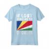 Seychelles Flag Souvenir Maglietta - Se perso mandami alle Seychelles - Ideale come Regalo o Souvenir Unico
