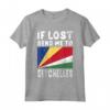 Seychelles Flag Souvenir Maglietta - Se perso mandami alle Seychelles - Ideale come Regalo o Souvenir Unico