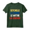 Seychelle La Femme Le Mythe Legend - T-shirt Personnalisé Meilleur Au Monde - Idée Cadeau Unique pour Seychelle