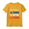 Seychelle La Femme Le Mythe Legend - T-shirt Personnalisé Meilleur Au Monde - Idée Cadeau Unique pour Seychelle