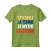 Seychelle La Femme Le Mythe Legend - T-shirt Personnalisé Meilleur Au Monde - Idée Cadeau Unique pour Seychelle