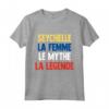 Seychelle La Femme Le Mythe Legend - T-shirt Personnalisé Meilleur Au Monde - Idée Cadeau Unique pour Seychelle