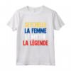 Seychelle La Femme Le Mythe Legend - T-shirt Personnalisé Meilleur Au Monde - Idée Cadeau Unique pour Seychelle