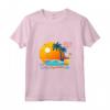 Donna HapTiger Palme Conchiglie - Maglietta Souvenir Vacanza Tropicale con Collo a V - Ideale per Regalare o Ricordare una Vacanza Esotica