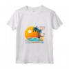 Donna HapTiger Palme Conchiglie - Maglietta Souvenir Vacanza Tropicale con Collo a V - Ideale per Regalare o Ricordare una Vacanza Esotica