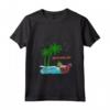 Donna Seychelles Palme Spiaggia Vacanza Isole La Digue Souvenir Maglietta - Ideale per Regalo Viaggiatore - Vacanza Esotica