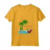 Donna Seychelles Palme Spiaggia Vacanza Isole La Digue Souvenir Maglietta - Ideale per Regalo Viaggiatore - Vacanza Esotica