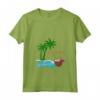 Donna Seychelles Palme Spiaggia Vacanza Isole La Digue Souvenir Maglietta - Ideale per Regalo Viaggiatore - Vacanza Esotica