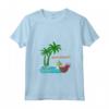 Donna Seychelles Palme Spiaggia Vacanza Isole La Digue Souvenir Maglietta - Ideale per Regalo Viaggiatore - Vacanza Esotica