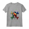Donna Bandiera del Teschio delle Seychelles - Pride Roots Souvenir Maglietta con Collo a V - Ideale per Mostrare l'Amore per le Seychelles