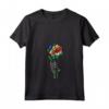 Donna Souvenir Radici Bandiera delle Seychelles - Maglietta con Rose e Scheletro - Ideale per Turisti e Residenti delle Seychelles