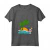 Donna Seychelles Palme Spiaggia Vacanza La Digue Isole Souvenir Maglietta con Collo a V - Ideale per la tua Vacanza da Sogno alle Seychelles - Regalo Unico per Amanti dei Viaggi