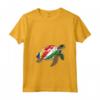 Donna Tartaruga Bandiera Seychelles Maglietta Pride - Souvenir unico delle Seychelles - Ideale per Feste e Turisti - Collo a V
