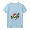 Donna Tartaruga Bandiera Seychelles Maglietta Pride - Souvenir unico delle Seychelles - Ideale per Feste e Turisti - Collo a V