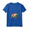 Donna Tartaruga Bandiera Seychelles Maglietta Pride - Souvenir unico delle Seychelles - Ideale per Feste e Turisti - Collo a V