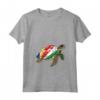 Donna Tartaruga Bandiera Seychelles Maglietta Pride - Souvenir unico delle Seychelles - Ideale per Feste e Turisti - Collo a V