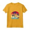 Donna Seychelles Palme Spiaggia Tramonto Vacanza La Digue Souvenir Maglietta - Ideale per Snorkeling e Immersioni - Acquista Online
