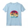 Donna Seychelles Palme Spiaggia Tramonto Vacanza La Digue Souvenir Maglietta - Ideale per Snorkeling e Immersioni - Acquista Online