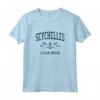 Seychelles Vintage Navy Crossed Remi & Ancoraggio Barca Maglietta - Stile Nautico Retro per Appassionati di Vela e Canottaggio
