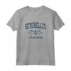 Seychelles Vintage Navy Crossed Remi & Ancoraggio Barca Maglietta - Stile Nautico Retro per Appassionati di Vela e Canottaggio