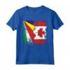 Radici delle Seychelles | Mezza Bandiera CANADESE - Maglietta Patriottica per Uomini, Donne e Bambini