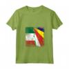 Donna Radici delle Seychelles Mezza Bandiera Italiana - Italia Seychelles Kids Maglietta con Collo a V - Regalo Orgoglio Nazionale