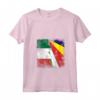 Donna Radici delle Seychelles Mezza Bandiera Italiana - Italia Seychelles Kids Maglietta con Collo a V - Regalo Orgoglio Nazionale