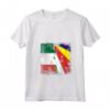 Donna Radici delle Seychelles Mezza Bandiera Italiana - Italia Seychelles Kids Maglietta con Collo a V - Regalo Orgoglio Nazionale