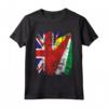 Bandiere delle Seychelles Regno Unito | Radici delle Seychelles britanniche Maglietta - Abbigliamento Vintage per Celebrare le Proprie Origini