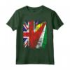 Bandiere delle Seychelles Regno Unito | Radici delle Seychelles britanniche Maglietta - Abbigliamento Vintage per Celebrare le Proprie Origini