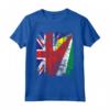 Bandiere delle Seychelles Regno Unito | Radici delle Seychelles britanniche Maglietta - Abbigliamento Vintage per Celebrare le Proprie Origini