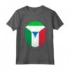 Sierra Leone Bandiera Italia Sierra Leone Cerniera Italiana Maglietta - Orgoglio Misto per Feste ed Eventi - Regalo Unico