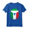 Sierra Leone Bandiera Italia Sierra Leone Cerniera Italiana Maglietta - Orgoglio Misto per Feste ed Eventi - Regalo Unico