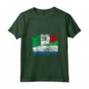 SIERRA LEONE ITALIA Bandiera Amicizia - Maglietta con Collo a V - Sostenete l'Amicizia Internazionale
