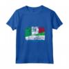 SIERRA LEONE ITALIA Bandiera Amicizia - Maglietta con Collo a V - Sostenete l'Amicizia Internazionale