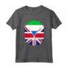 Cuore Britannico della Sierra Leone - Maglietta Regno Unito e Sierra Leone - Design Heritage Mix - Regalo Unico per Uomini, Donne e Bambini