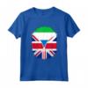 Cuore Britannico della Sierra Leone - Maglietta Regno Unito e Sierra Leone - Design Heritage Mix - Regalo Unico per Uomini, Donne e Bambini