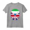 Cuore Britannico della Sierra Leone - Maglietta Regno Unito e Sierra Leone - Design Heritage Mix - Regalo Unico per Uomini, Donne e Bambini