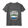 Donna Sierra Leone Sierre Leone - Bandiera della mezza Sierra Leone Maglietta con Collo a V - Design unico per mostrare l'orgoglio della Sierra Leone