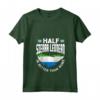 Donna Sierra Leone Sierre Leone - Bandiera della mezza Sierra Leone Maglietta con Collo a V - Design unico per mostrare l'orgoglio della Sierra Leone