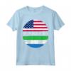 Bandiera della Sierra Leone con Radici della Sierra Leone - Maglietta Orgoglio delle Mie Radici - Ideale Regalo Compleanno per Chiunque con Legami alla Sierra Leone