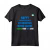 Bandiera della Sierra Leone con scritta 'Happy Independence' Maglietta - Ideale per il Giorno dell'Indipendenza il 27 Aprile - Abbigliamento con Bandiera Sierra Leone