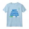 Bandiera della Sierra Leone con scritta 'Happy Independence' Maglietta - Ideale per il Giorno dell'Indipendenza il 27 Aprile - Abbigliamento con Bandiera Sierra Leone