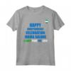 Bandiera della Sierra Leone con scritta 'Happy Independence' Maglietta - Ideale per il Giorno dell'Indipendenza il 27 Aprile - Abbigliamento con Bandiera Sierra Leone