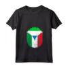 Donna Sierra Leone Bandiera Italia Sierra Leone Cerniera Italiana Maglietta con Collo a V - Mix Heritage Design - Ideale Regalo per Orgoglio Misto