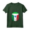 Donna Sierra Leone Bandiera Italia Sierra Leone Cerniera Italiana Maglietta con Collo a V - Mix Heritage Design - Ideale Regalo per Orgoglio Misto