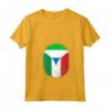 Donna Sierra Leone Bandiera Italia Sierra Leone Cerniera Italiana Maglietta con Collo a V - Mix Heritage Design - Ideale Regalo per Orgoglio Misto