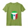 Donna Sierra Leone Bandiera Italia Sierra Leone Cerniera Italiana Maglietta con Collo a V - Mix Heritage Design - Ideale Regalo per Orgoglio Misto