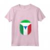 Donna Sierra Leone Bandiera Italia Sierra Leone Cerniera Italiana Maglietta con Collo a V - Mix Heritage Design - Ideale Regalo per Orgoglio Misto