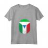 Donna Sierra Leone Bandiera Italia Sierra Leone Cerniera Italiana Maglietta con Collo a V - Mix Heritage Design - Ideale Regalo per Orgoglio Misto